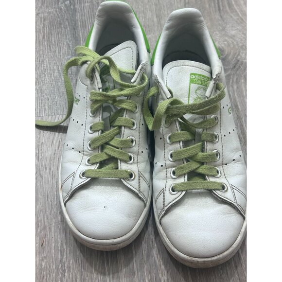 Adidas Stan Smith X Disney Kermit The Frog Men's White Pantone Green Size 5.5 - Picture 1 of 7
